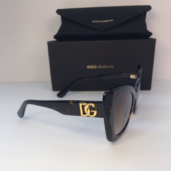 New - Dolce & GabbanaDG4405 Women's Butterfly Sunglasses, Tortoise/Brown Gradi… - Picture 9 of 17